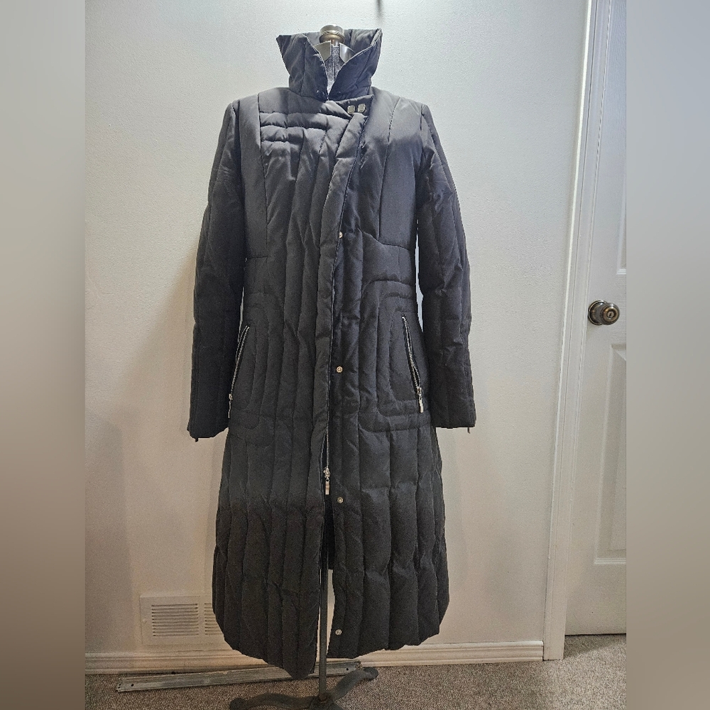 London Fog Dark Gray Puffer Coat